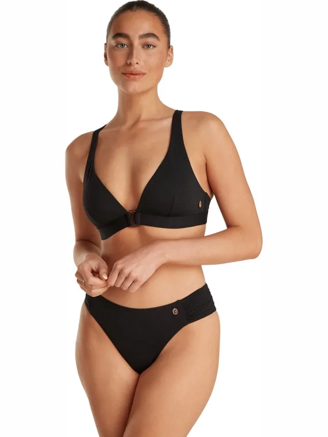 Ten Cate sash bikini bottom zwart voor Dames black