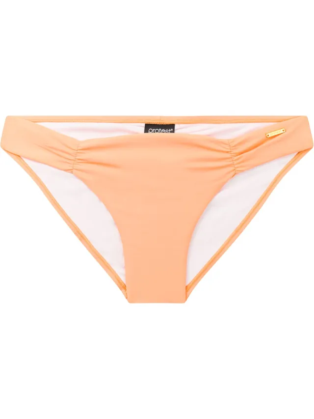 Protest MIXKristal - Bikini broekje Dames - Normale pasvorm - Medium dekking - Zwart Cantaloupe