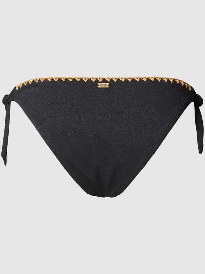 banana moon Bikinibroekje met strikdetails, model 'DIMKA SANTAFE' zwart, foto 2