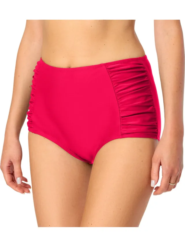 Bellivalini Dames Zwembroek - Bikinibroekje - Elastische tailleband - Polyamide & Elastaan – BeachParty – M - BLV-BLV50-284-SL