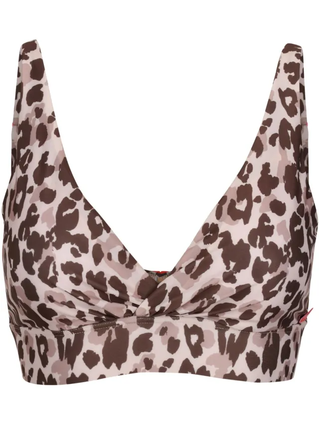 Regatta Dames/Dames Paloma Luipaardprint Bikinitop (Bruin/Beige)
