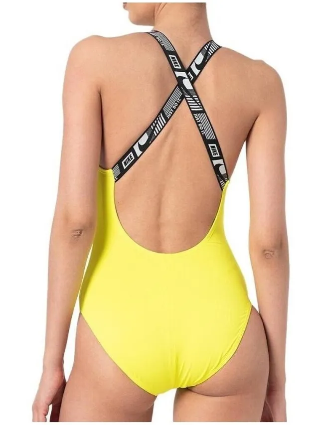 Nike Crossback badpak geel