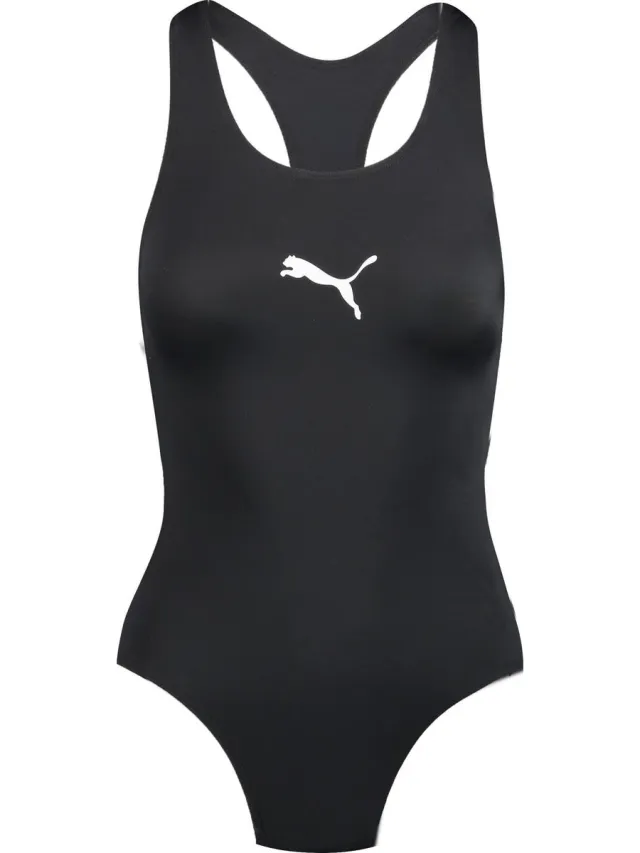 Puma Vrouwen Racerback Badpak - 1 Pack zwart