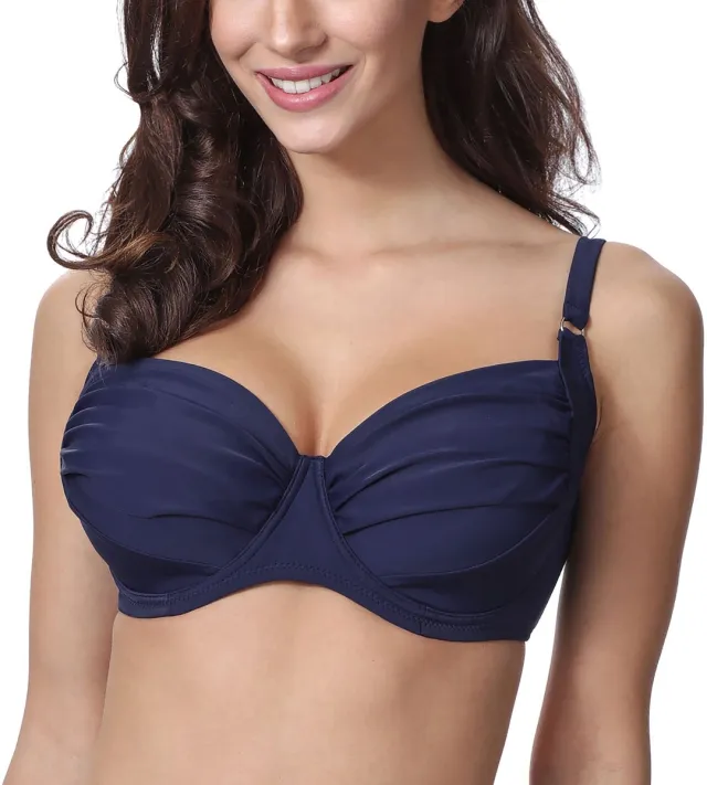 Merry Style Dames Bikinitop – Zwart (9240) – 90B - MS-VO-P614W Marine (6007)
