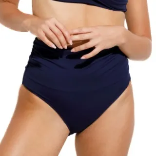 Panos Emporio Chara Solid Bottom bikinibroekje marineblauw Zwart,Blauw