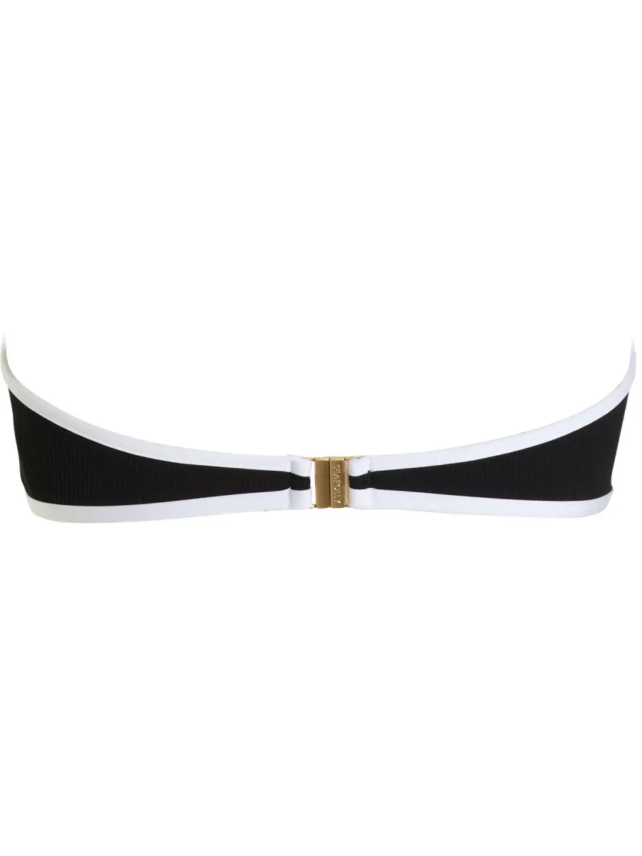 Seafolly Beach Bound voorgevormde bikinitop zwart, foto 3