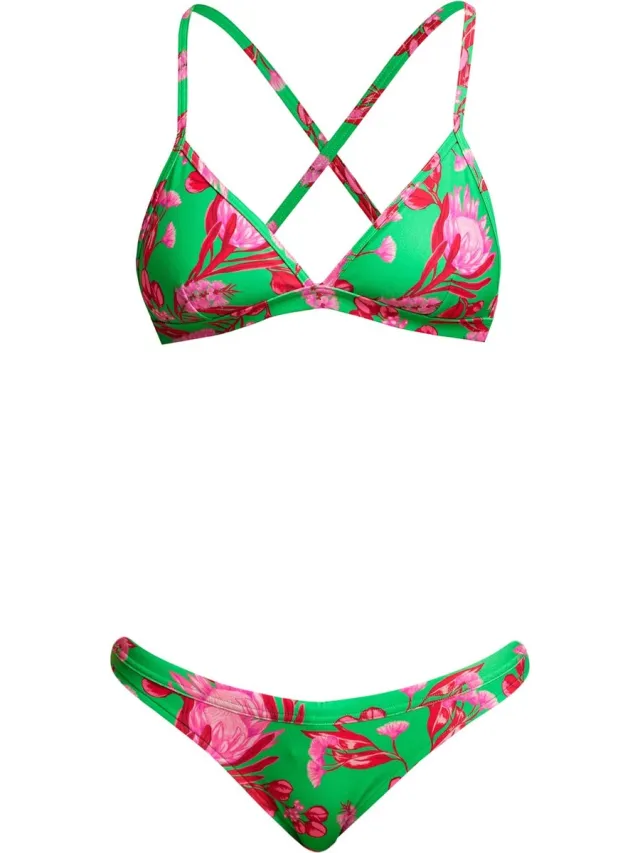 Funkita Ladies Tri Top Desert Pea Groen