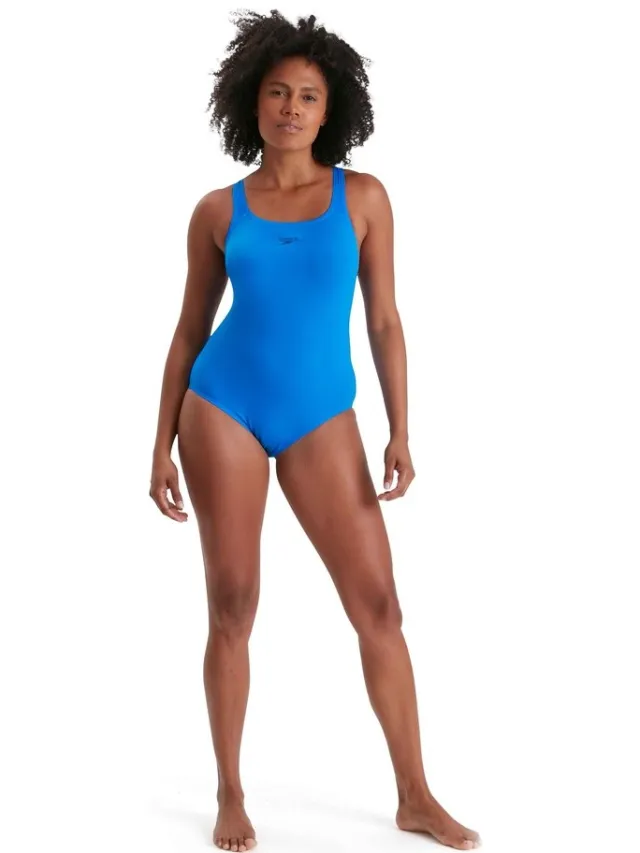 Speedo Dames/Dames Medalist Eco Endurance+ Eendelig Zwempak (Bondi Blauw) Middelblauw