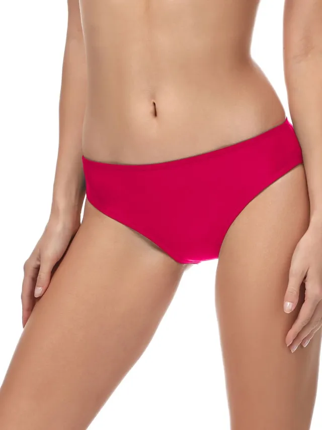 Merry Style Dames Zwembroek - Bikinibroekje - Elastische tailleband - Polyamide & Elastaan – Roze (3260) – 36 - MS-VR-Brief-3
