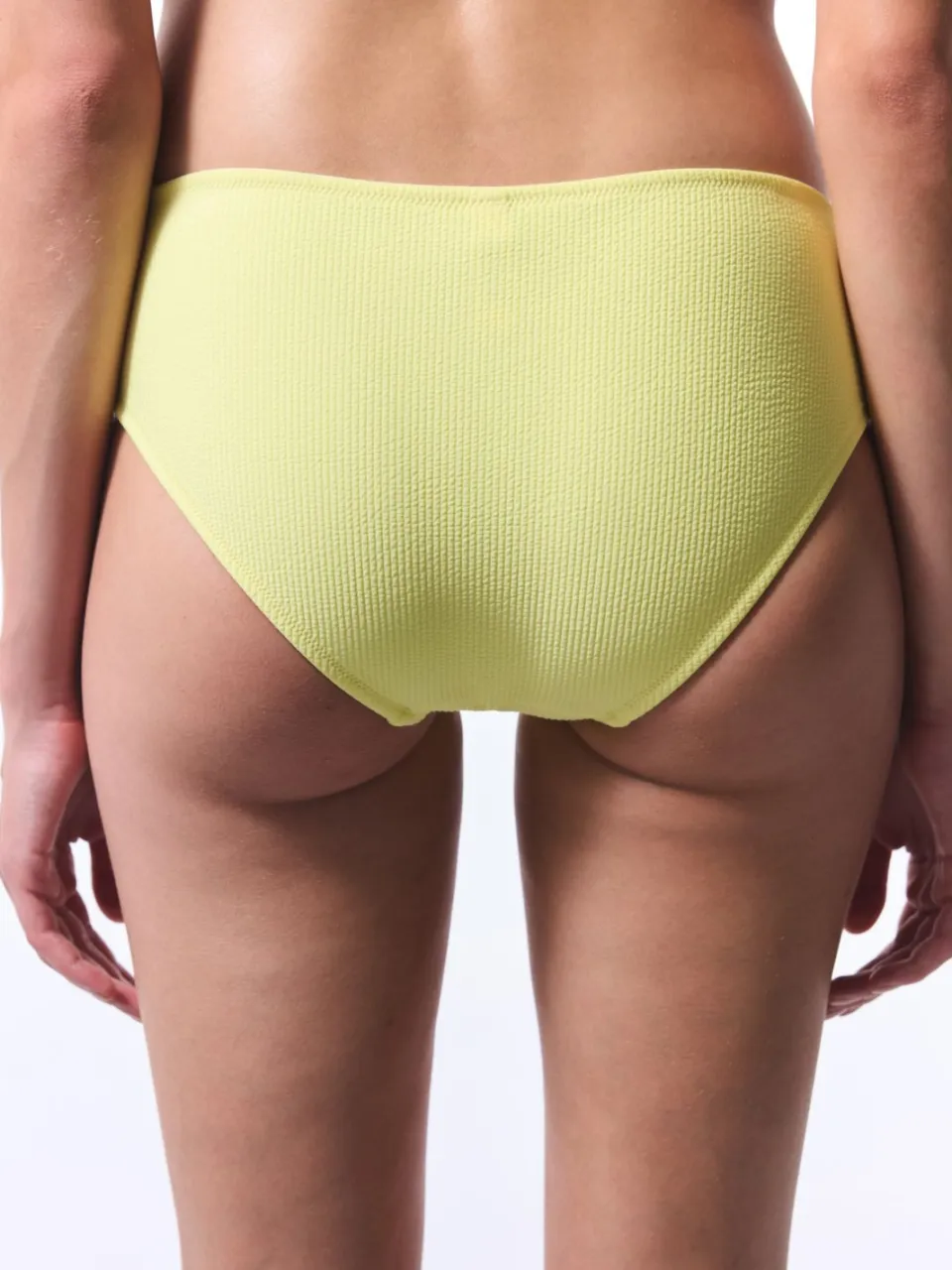 Penti Geribbelde Mid-rise Hipster Bikini Onderkant geel, foto 2