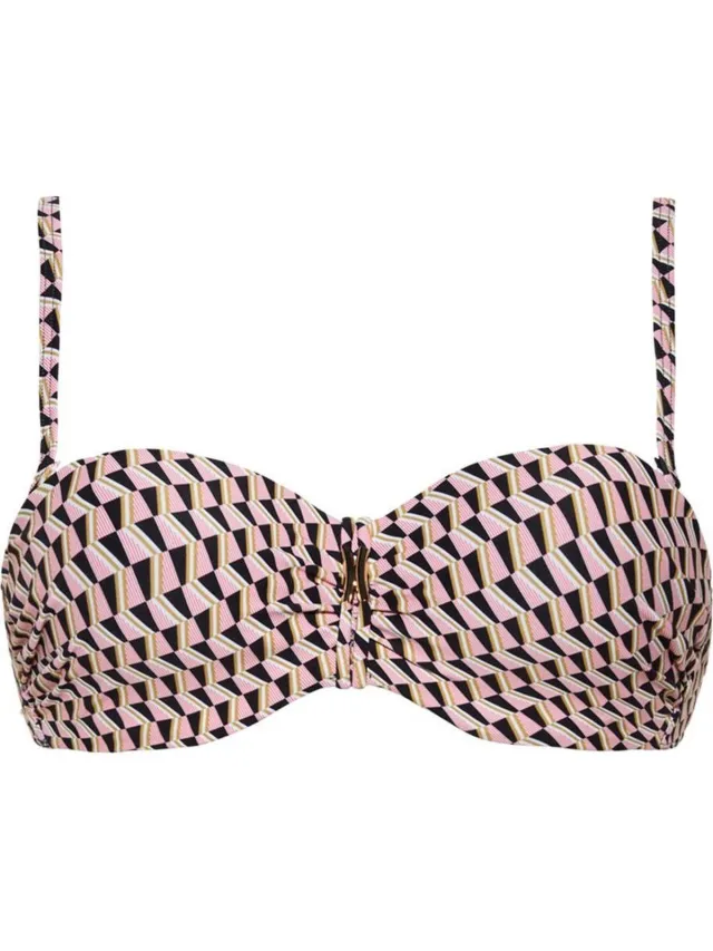 Cyell Bikinitop - Paradiso Wired Oranje, Blauw, Zilver