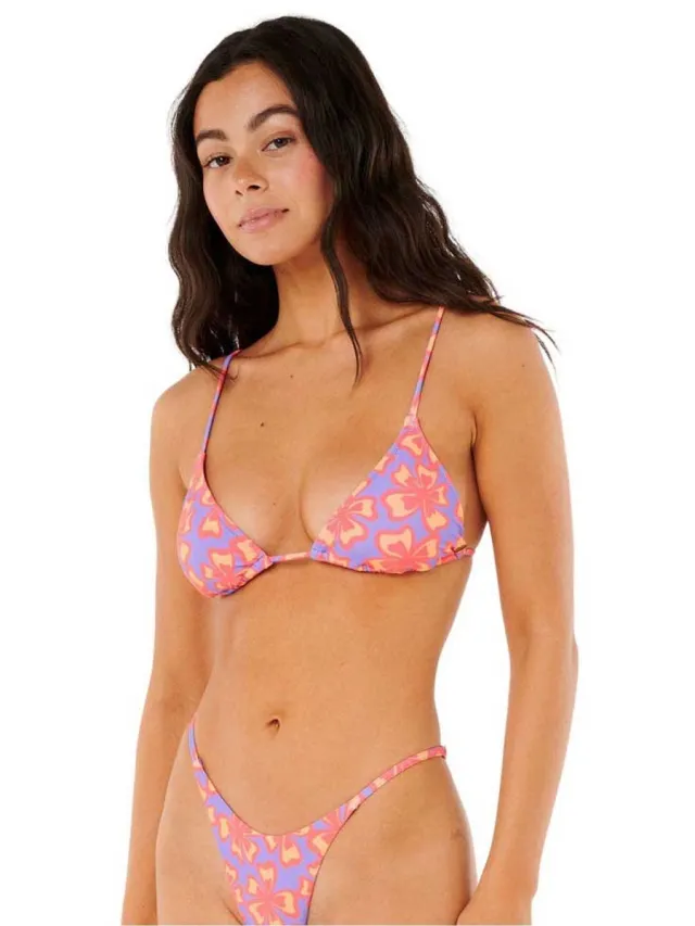 Rip Curl Neon Isles Sliding Triangle Bikinitop Paars L Vrouw Purple