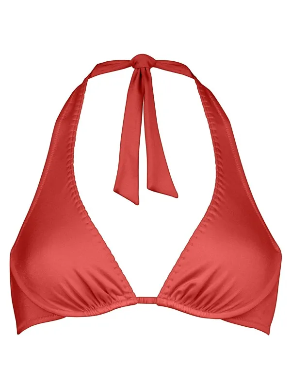 WATERCULT Women's Crafted Essentials Bikini Top No. 7401 - Bikinitop - Cup: B, rood