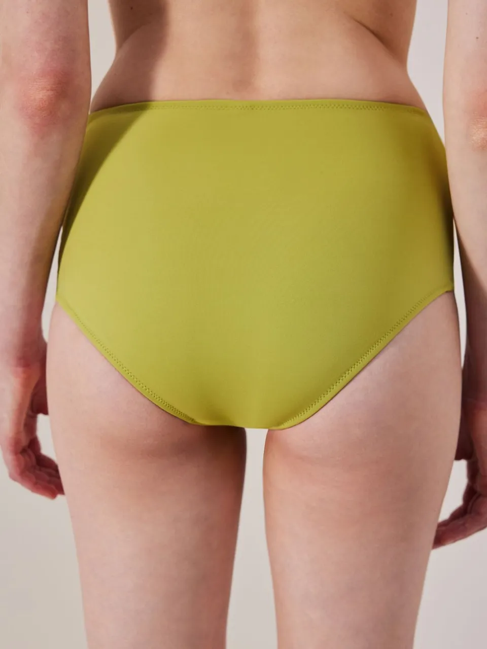 Penti Hoogzwaist Cut-Out Bikini Shorts olijfgroen, foto 2