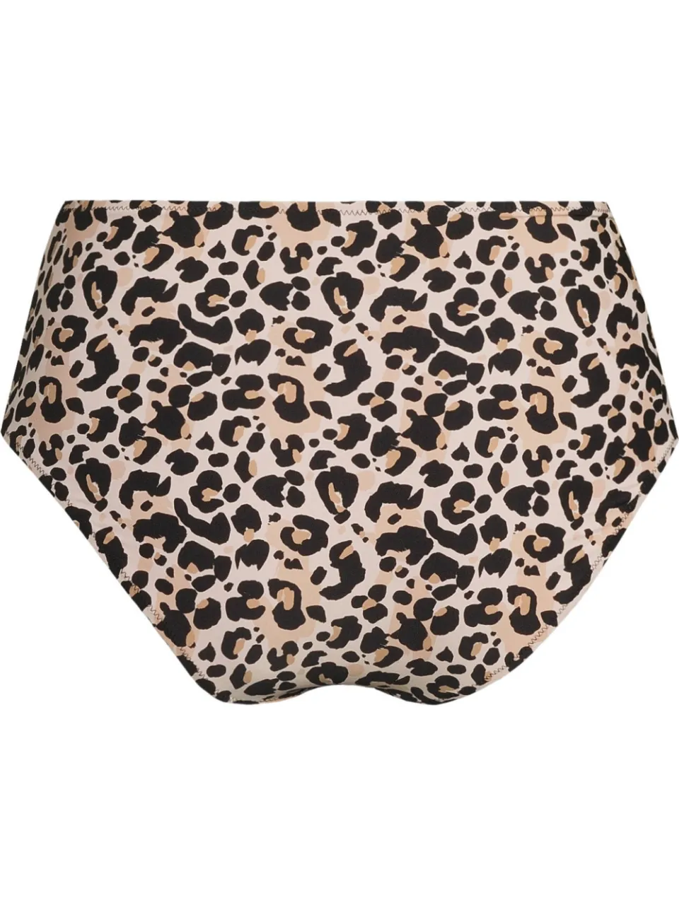BEACHWAVE Curve high waist bikinibroekje beige/zwart, foto 3