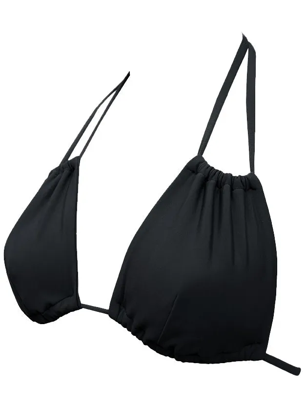 Anekdot dames vegan Bikinitop Versatile Low Zwart, foto 2