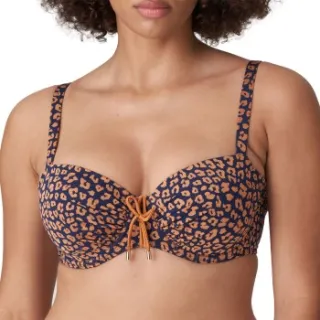 PrimaDonna Punta Rata Padded Balcony Bikini Top Blauw,Versch.kleure/Patroon