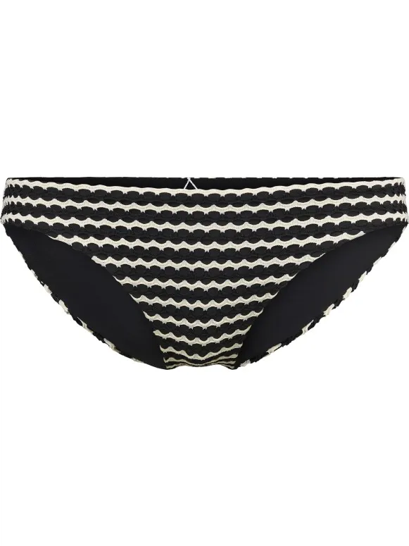 Seafolly Women's Mesh Effect Hipster Pant - Bikinibroekje, zwart