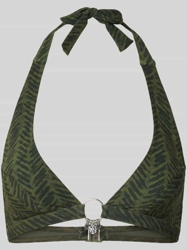 banana moon Bikinitop met charms Model 'Lifo' Kaki