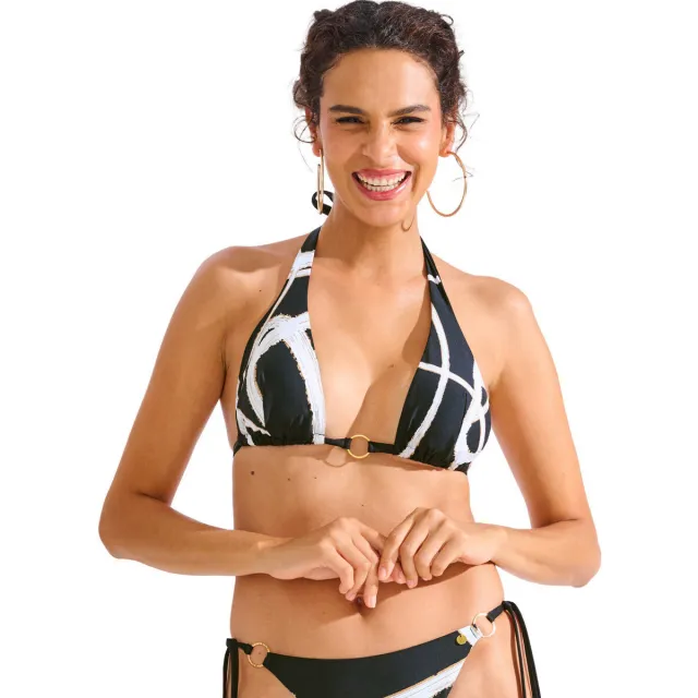 Lisca HONOLULU triangel bikinitop zwart