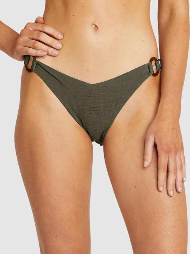 Baku Maat 36 Glimmer soft ring bikinibroekje Vrouwen Groen