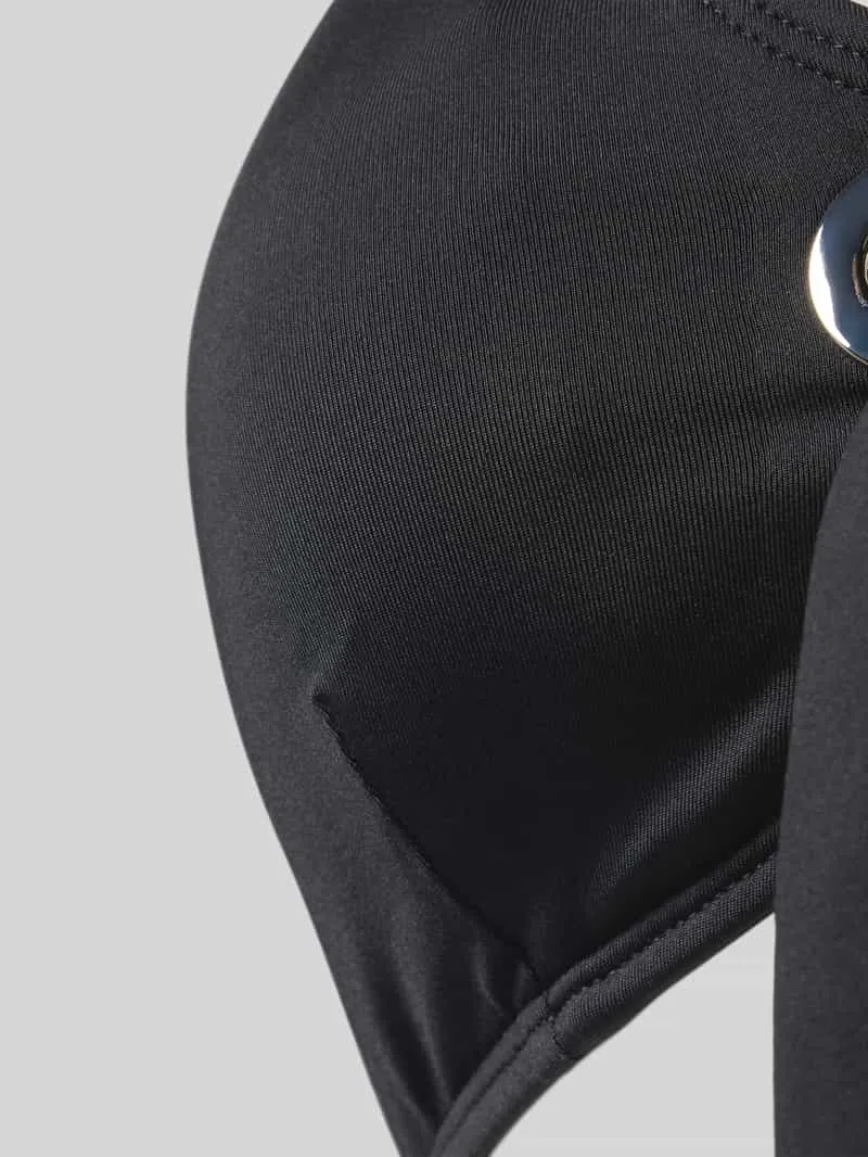 Michael Kors halter met vetersluiting model 'GROMMET' zwart, foto 3