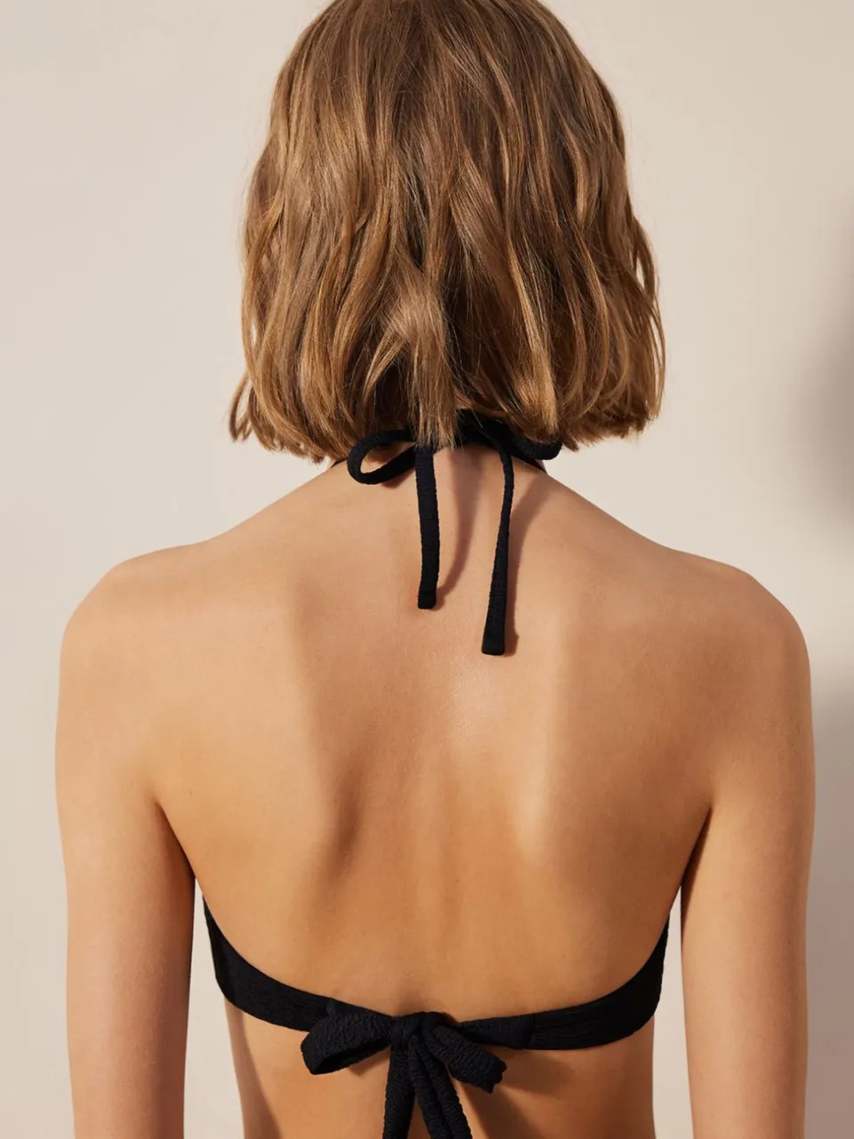 Penti Effen Halter Bandeau Bikini Top zwart, foto 2