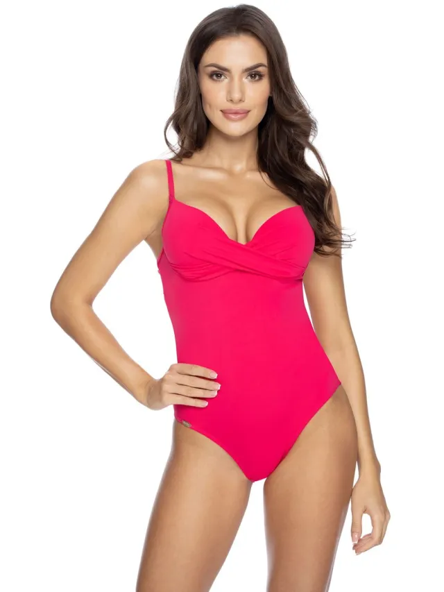 MILENKA ORHIDEJA - push-up badpak - corrigerend - open rug - roze