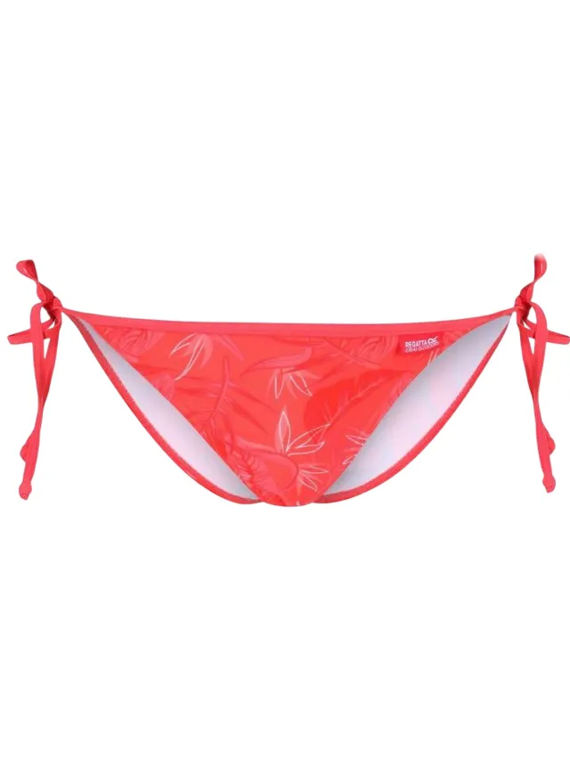 Regatta Aceana Leaves string-bikinibroekje voor dames (Rode lucht) Rood