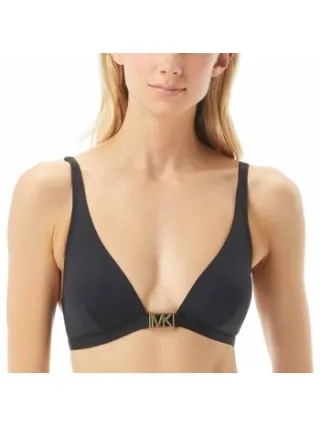 Michael Kors Logo Solids Triangle Bikini Top * Actie * Zwart,Blauw