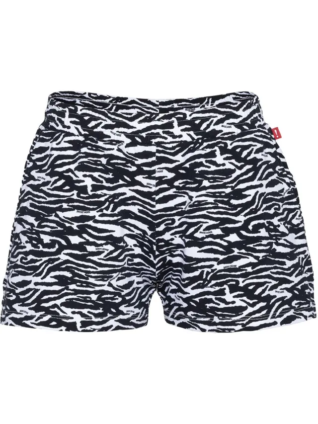 Joop! Jeans Bikini-Hose Animal Print black AOP