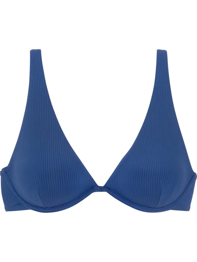 Beugelbikinitop blue