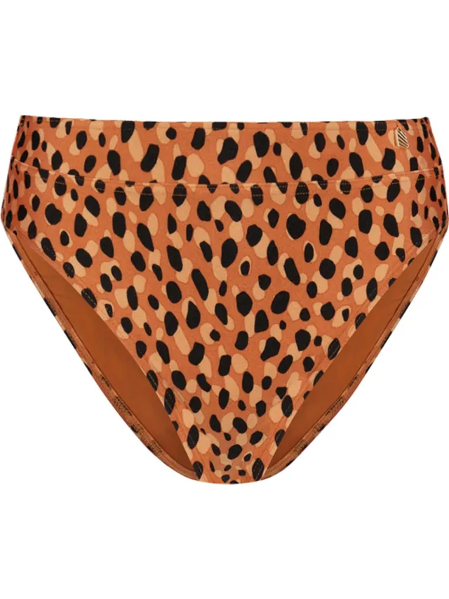 Beachlife Leopard Spots High Waist bikinibroekje - dames Dierenprint