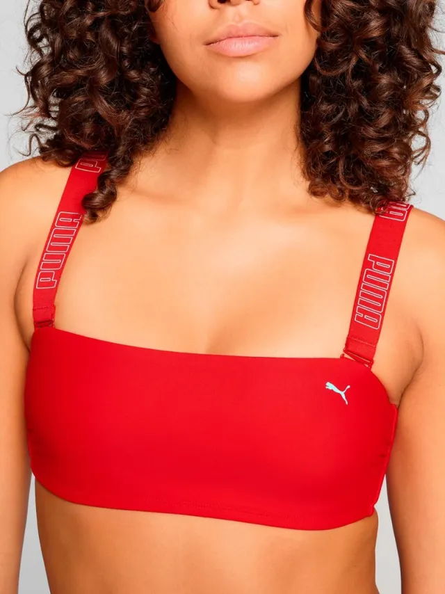 Puma Bikinitopje Bandeau Rood-XS