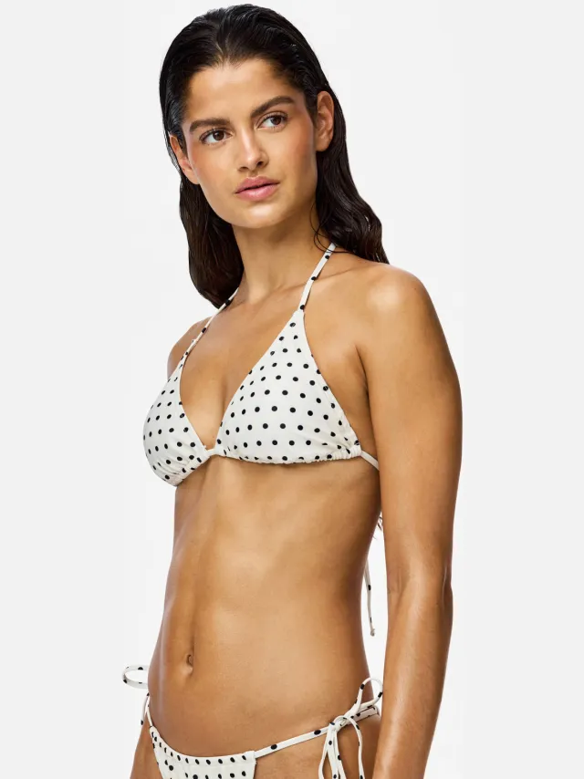 Pieces PCBAOMI triangel bikinitop wit, foto 4