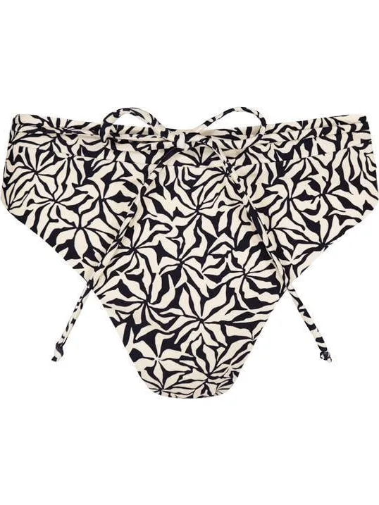Barts high waist bikinibroekje Mahry zwart/ecru, foto 3
