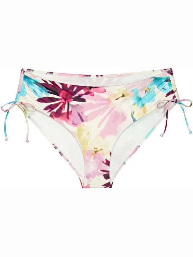Triumph Bikini-Hose Summer Fleur Midi PINK - DARK COMBINATION