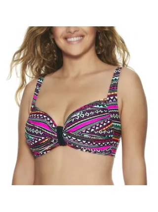 Wiki Valencia Wire Free Bikini Top Versch.kleure/Patroon,Zwart