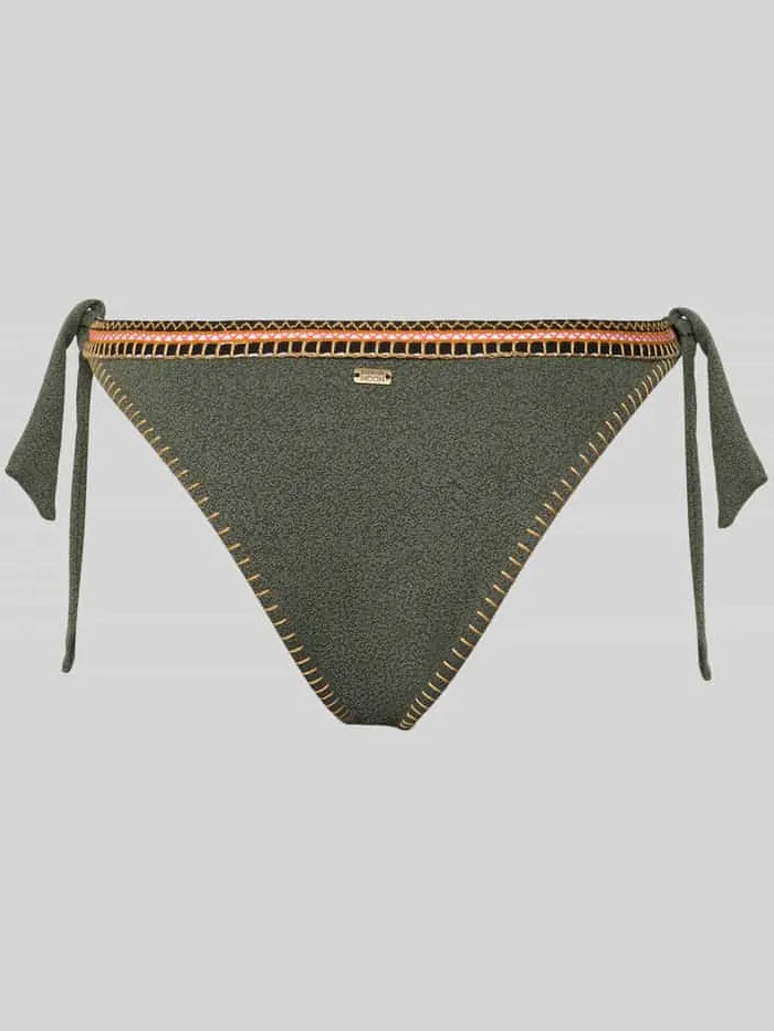 Banana Moon Bikinibroekje met vetersluiting, model 'SIMA SANTANY' Kaki