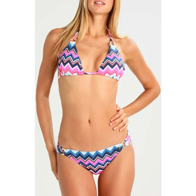 Lascana Zigzag slip-bikinitop meerkleurig Multicolour