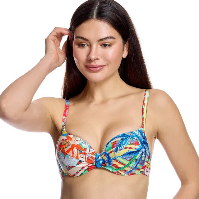 Ory bikinitop met beugel veelkleurig