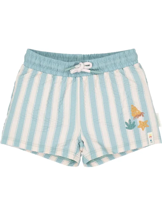 Little Dutch Zwemshort - Ocean Surf Stripes Blauw