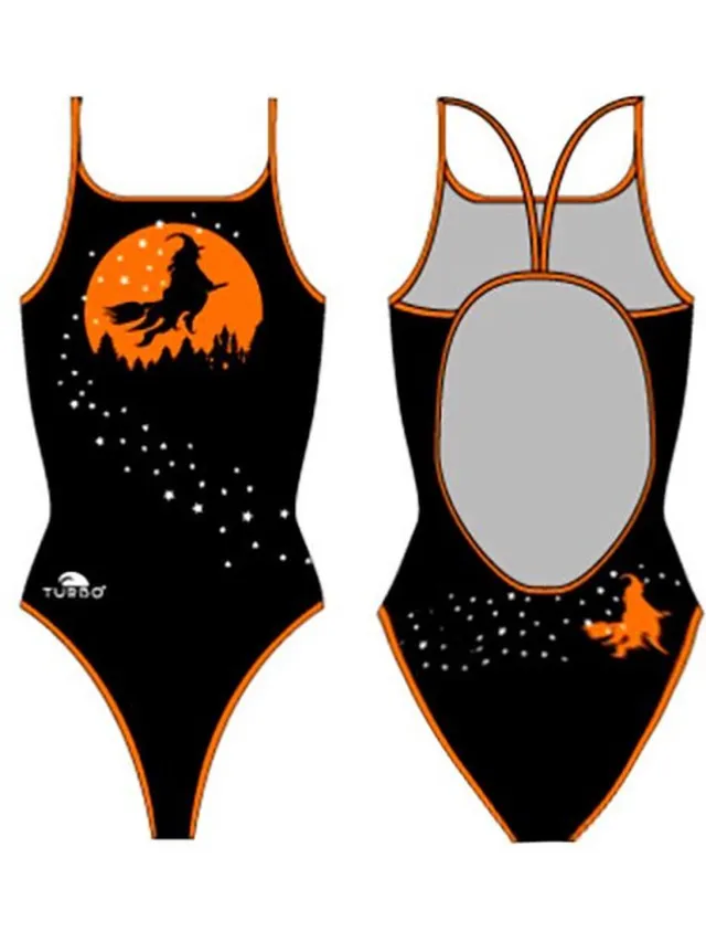 Turbo Halloween Witch Zwemkleding Zwart S Vrouw Black
