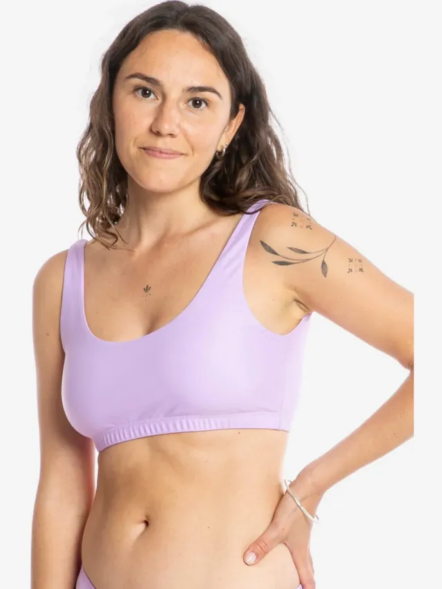 MATONA dames vegan Bikinitop Surf Lila Lichtpaars