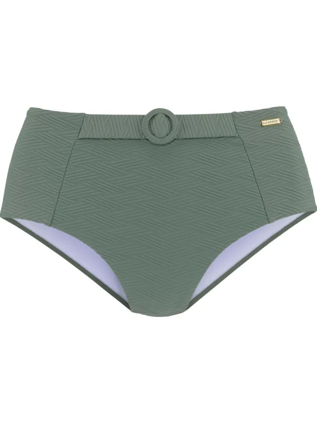 Highwaist bikinibroekje olijf, foto 2
