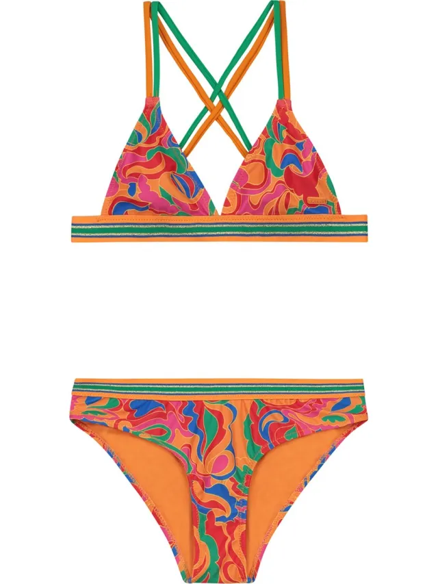 Shiwi Bikini set LUNA FIXED TRIANGLE SET - oranje - 158/164