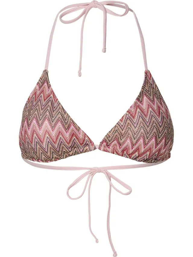 Pieces PCADA BIKINI KNITTED TRIANGLE TOP - Dames - Badpakken Rose Shadow