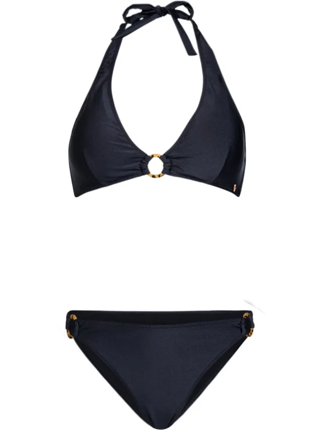 Brunotti Hollymai-Shine - Bikini Set Zwart - Dames - Halter Bikini Set - 38