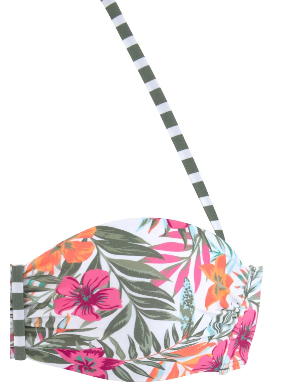 bandeaubikinitop wit bloemenprint, foto 3