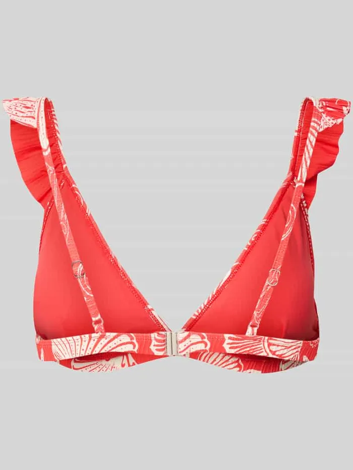 Shiwi Bikinitop met volants koraal, foto 2
